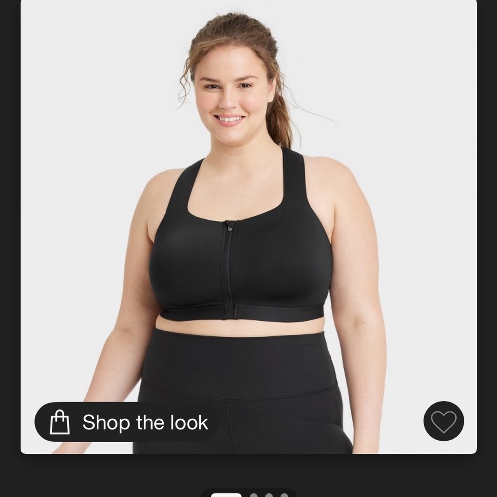 All in Motion Black High-Impact Sports Bra - Picture 5 of 5